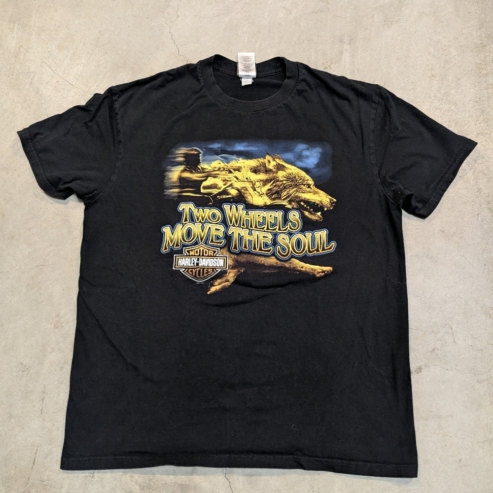 Harley-Davidson Men's XL Shirt Reno, NV Chester Wolf Motorcycle Bikecore